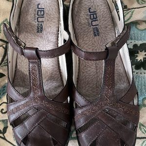 JBU Vegan Sandals Comfort Memory Foam Women’s 8 M